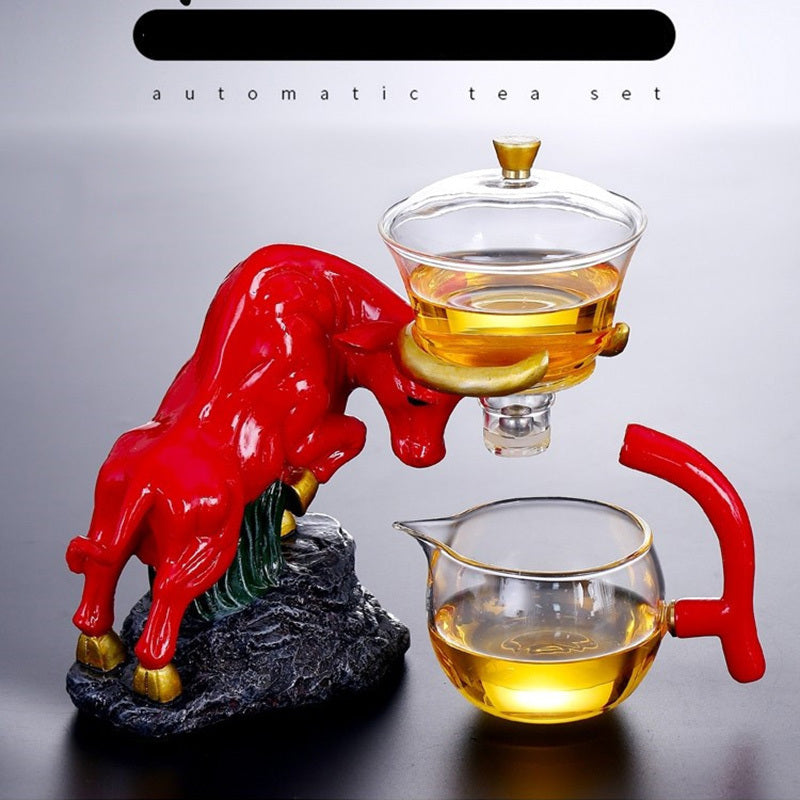 Niu Zhuan Qiankun Glass Semi-Automatic Tea Maker