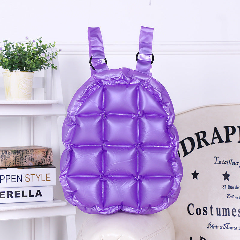 Mochila linda inflable de PVC de gran capacidad