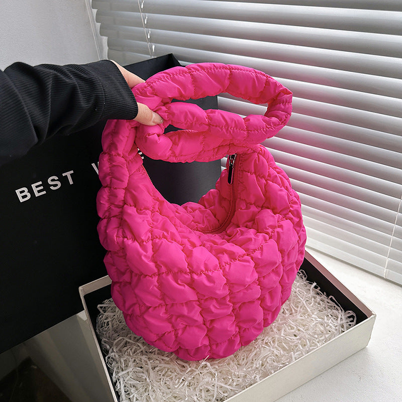 Personalized Lightweight And Large Capacity Fashion New Cloud Pleated Big Bag For Women