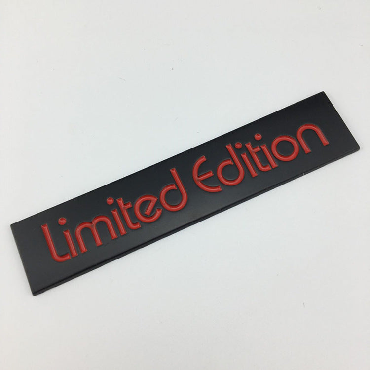 Logotipo del coche de edición limitada Marca denominativa Edición limitada