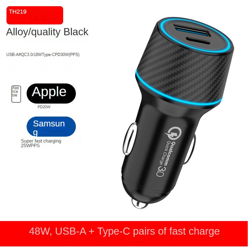PD60W Dual Fast Charging Car Charger New
