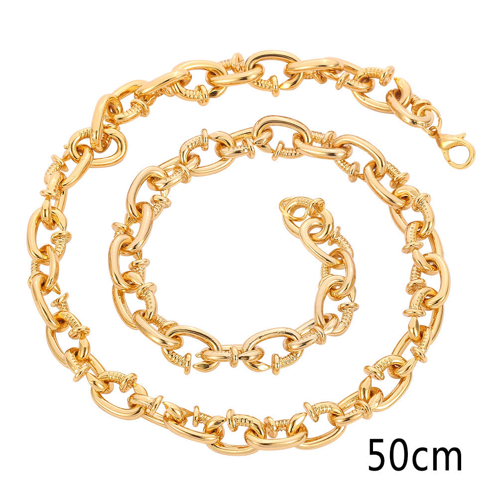 Hip Hop Tendencia Rap Accesorios Nail Personalidad Discoteca Exagerada Pulsera de Moda para Hombres