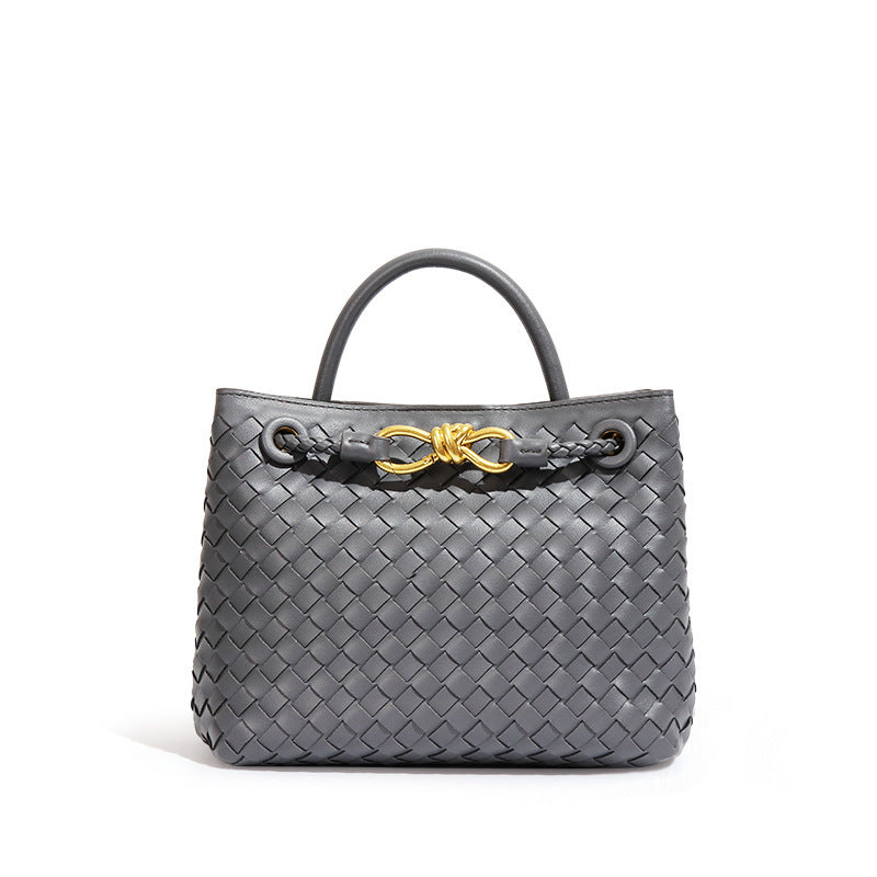 Sac messager à bandoulière tissé à la main pour femmes, personnalité gracieuse, Simple