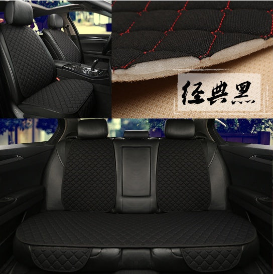 Protector de funda de asiento de coche de lino