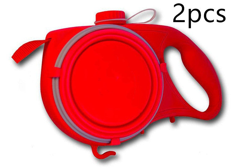 Laisse multifonctionnelle pour animaux de compagnie, rétractable automatique, laisse Portable pour chien