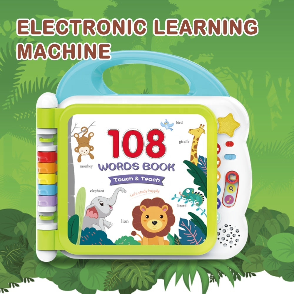 Machine d'apprentissage de livres intelligents pour enfants, éducation anglaise de haute qualité