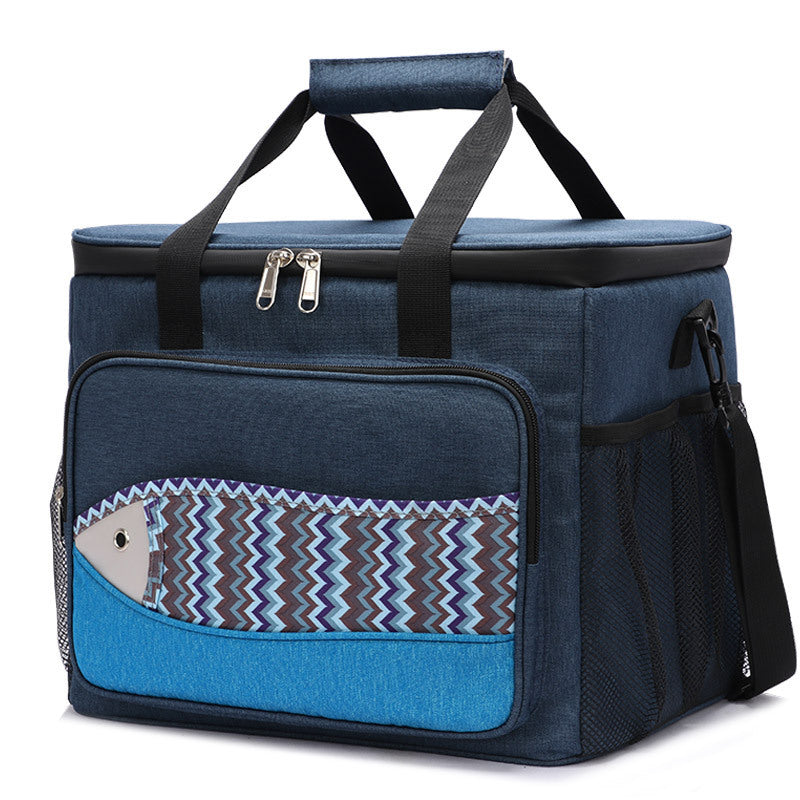Sacs isothermes à motif de poisson, sac de boîte à déjeuner, isolation EVA, sac à déjeuner Portable étanche, sac de pique-nique multifonctionnel en plein air