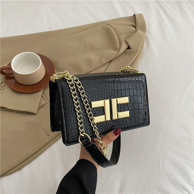 Snakeskin Chain Women's Bag Candy Color