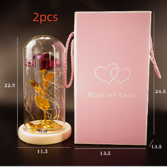 Cubierta de cristal del Principito Rosa