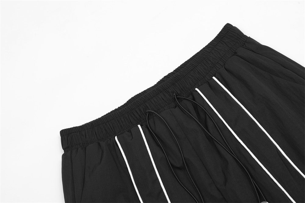 Loose Multi-pocket Workwear Straight-leg Trousers Men