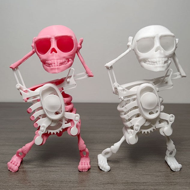 Modelo 3D, Mini estampado de calavera, personalizado, estilo divertido, juguete de la suerte, producto terminado, herramienta de descompresión