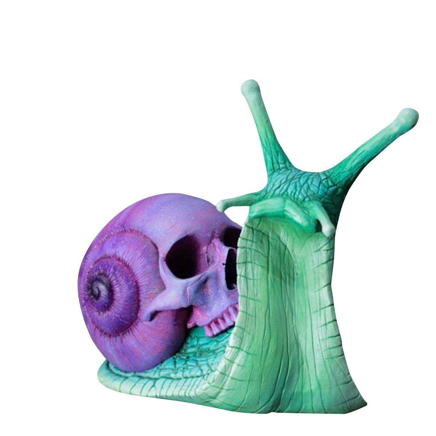 Sculpture de crâne d'escargot, décoration gothique, Statue d'escargot de Patio, Figurine d'escargot, artisanat, accessoires de décoration pour la maison, décor de chambre Kawaii