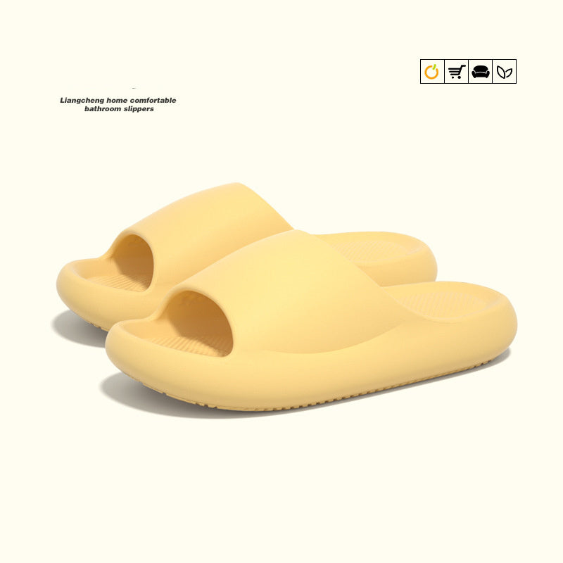 Pantoufles muettes pour femmes, sandales antidérapantes simples de bain d'été pour la maison