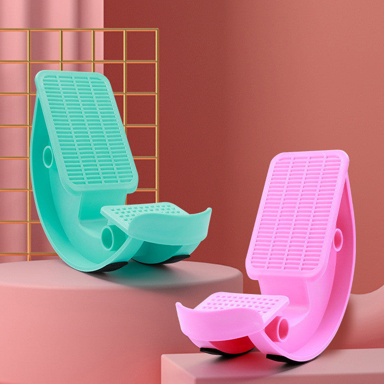 Équipement de forme physique de yoga de pédale oblique de panneau de nervure