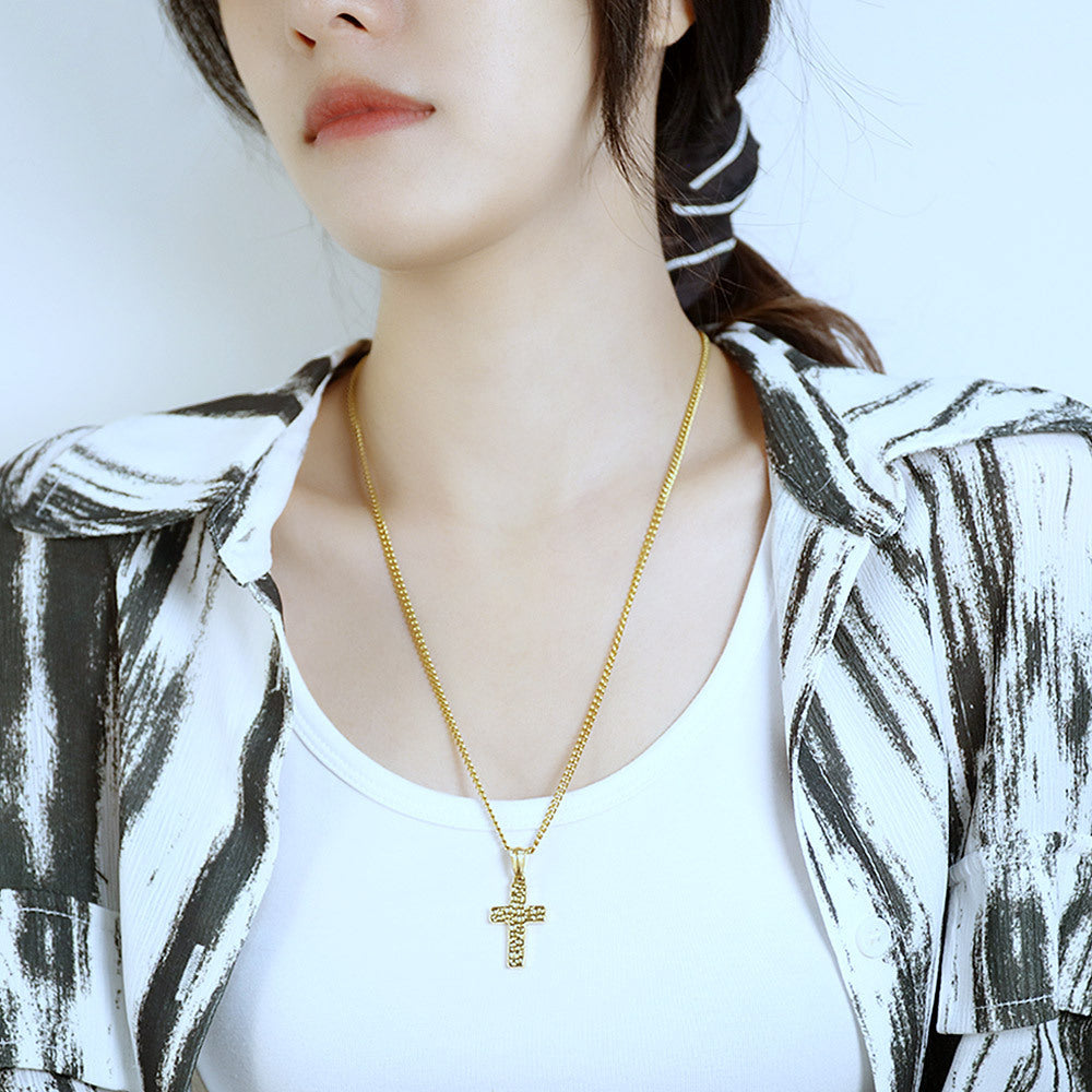 Fashionable All-match Stainless Steel Pendant Necklace Ornament