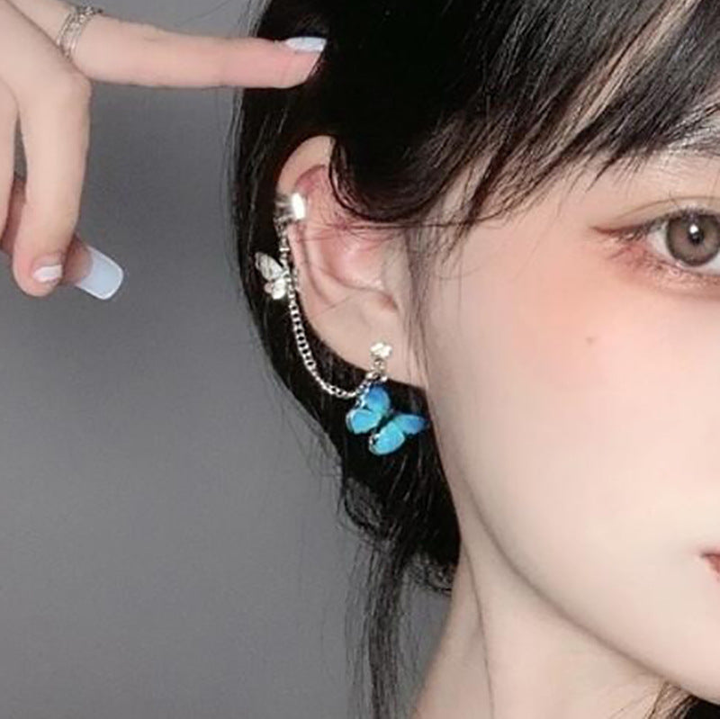 Ensemble créatif simple de cinq clips d'oreille non percés