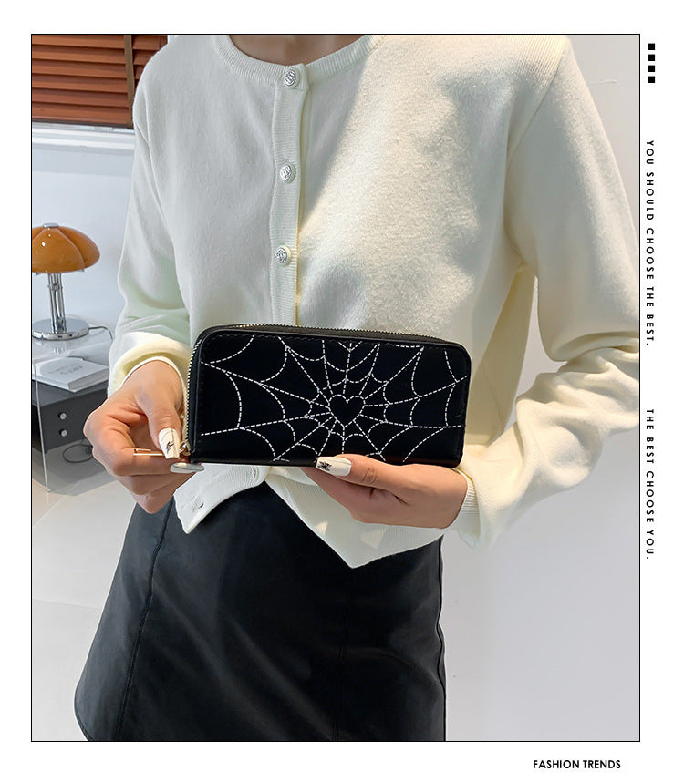 Love Bolso de Mujer Cartera Larga Monedero con Cremallera para Mujer