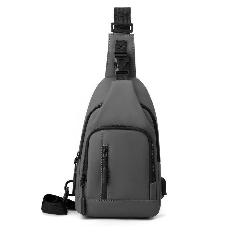 Sac de poitrine multi-compartiments imperméable à l'eau de sport à bandoulière