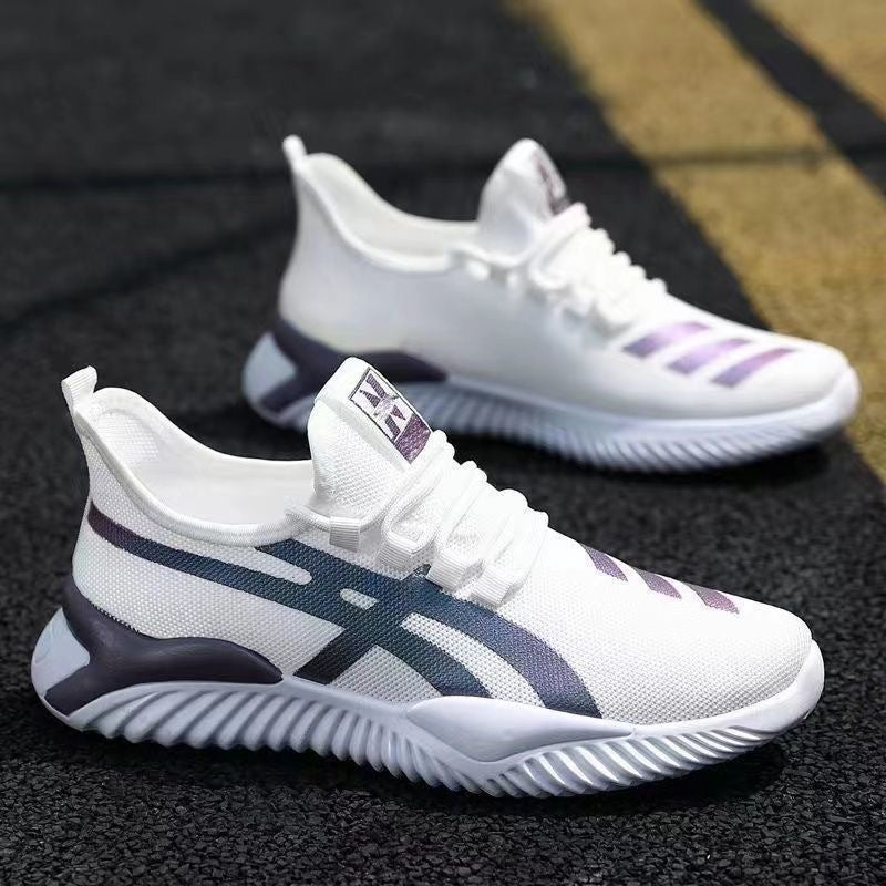 Chaussures de course à fond souple pour hommes, chaussures de loisirs à la mode, Style coréen
