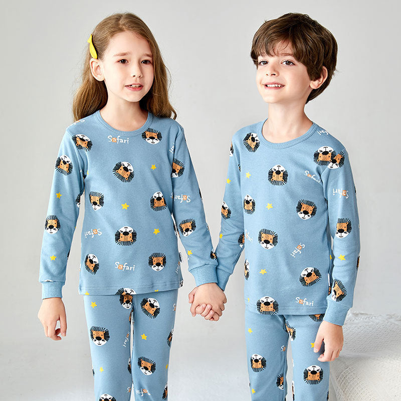Ensemble de sous-vêtements pour enfants, ensemble de sous-vêtements en coton pour garçons et filles, pyjama