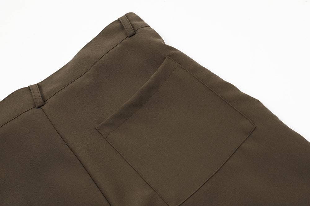 Fashion Men's Loose Wide-leg Straight Trousers