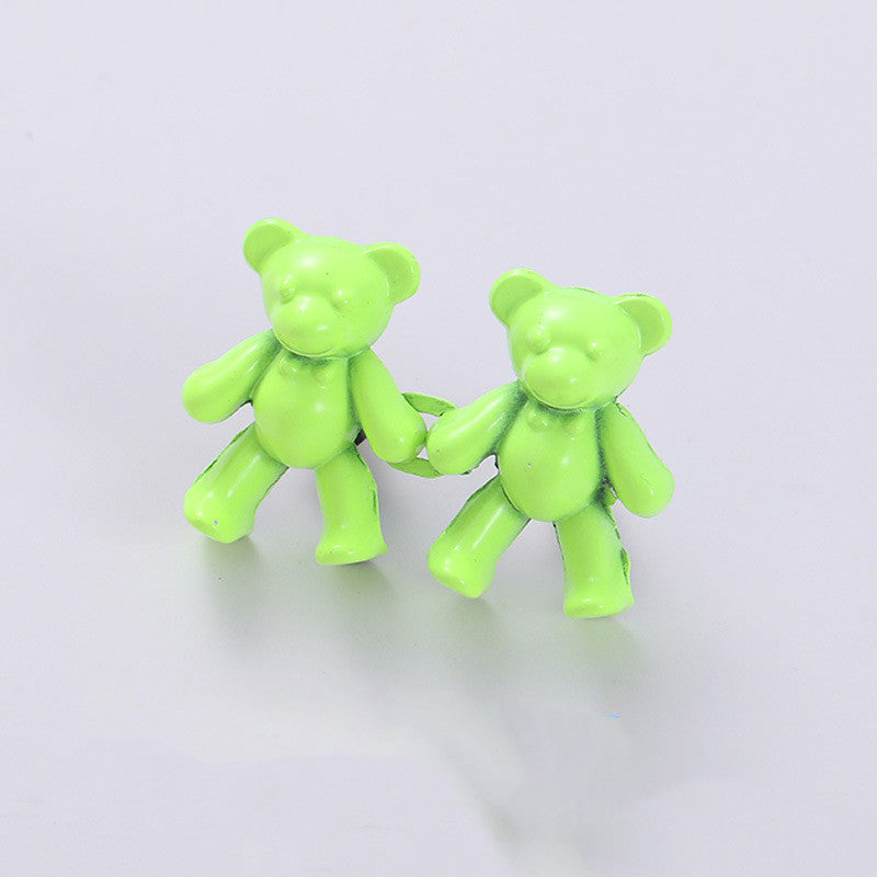 Broche ours mignon, Clip de taille, fermeture à pression en métal, épingles pour pantalons, bouton détachable, boucle sans couture, jean, réduire la taille, serrer la broche