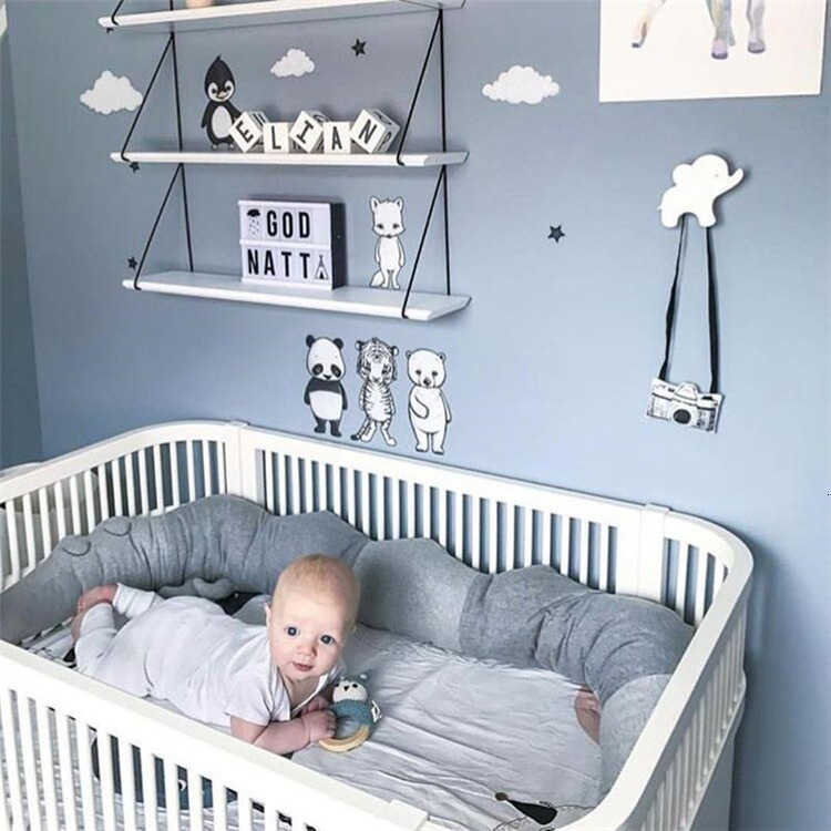 Oreiller Long mignon pour enfants, jouets en peluche, pare-chocs pour bébé, protection de lit de berceau, coussin de canapé en coton, décor de chambre d'enfants
