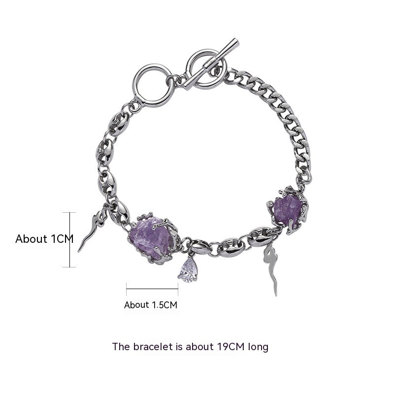 Women's Purple Glacier Necklace