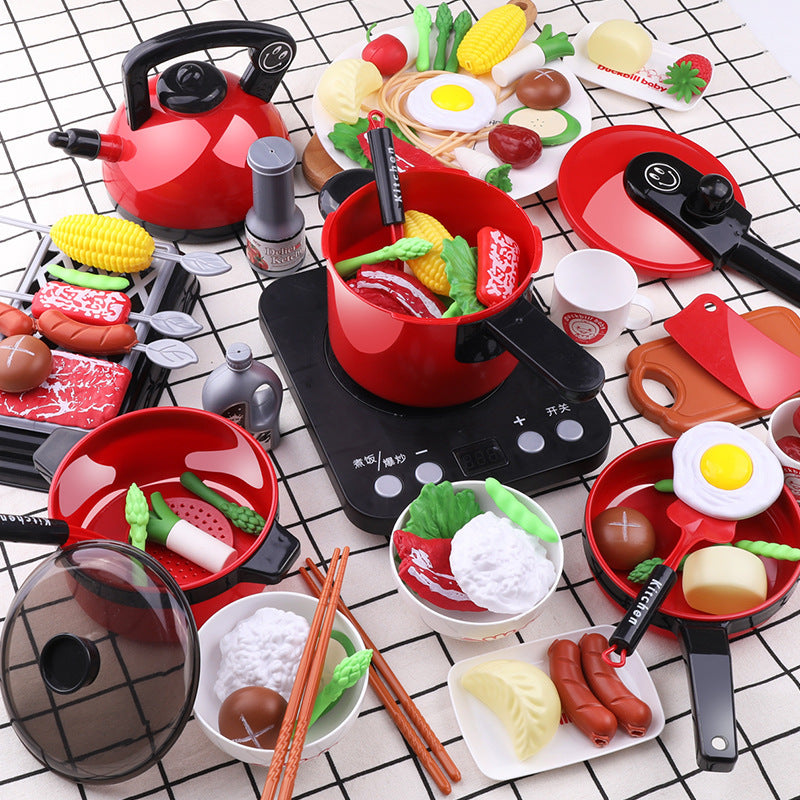 Ensemble de jouets de cuisine et de cuisine de simulation pour enfants