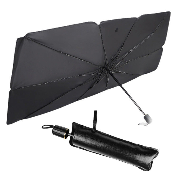Pare-soleil pliable pour pare-brise de voiture, Protection UV, isolation thermique, Parasol, couverture de fenêtre avant automatique, Protection intérieure, Gadgets d'été
