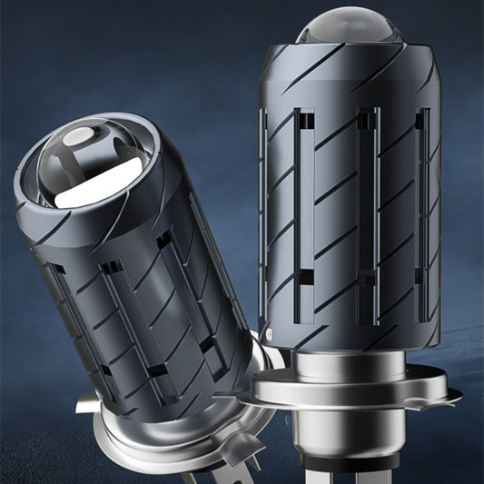 Accesorios de conversión de faros con lentes LED, luz lejana, luz cercana, bombilla integrada