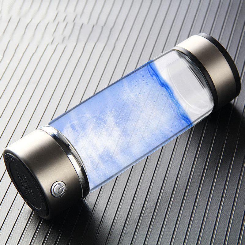 Tasse d'eau Rechargeable riche en hydrogène quantique, tasse d'eau à hydrogène, tasse de santé, tasse en verre