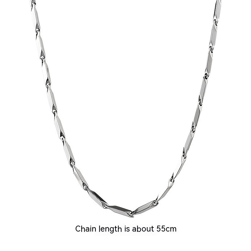 Accessoires d'ornement en titane et acier, tendance, Style Simple, personnalité, sens élevé, accessoires d'ornement européens et américains