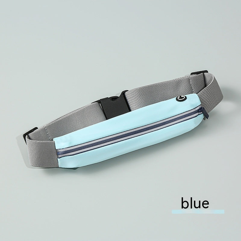 Riñonera para deportes al aire libre para hombre y mujer, bolsa de gimnasio, bolsa de almacenamiento impermeable, bolsa de deporte, Mini riñonera pequeña Invisible ultrafina