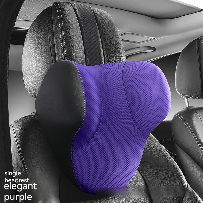 Almohada de soporte Lumbar hidrofóbica tridimensional de espuma viscoelástica, ligera, a prueba de aceite, de lujo, cómoda y transpirable, reposacabezas automotriz para coche