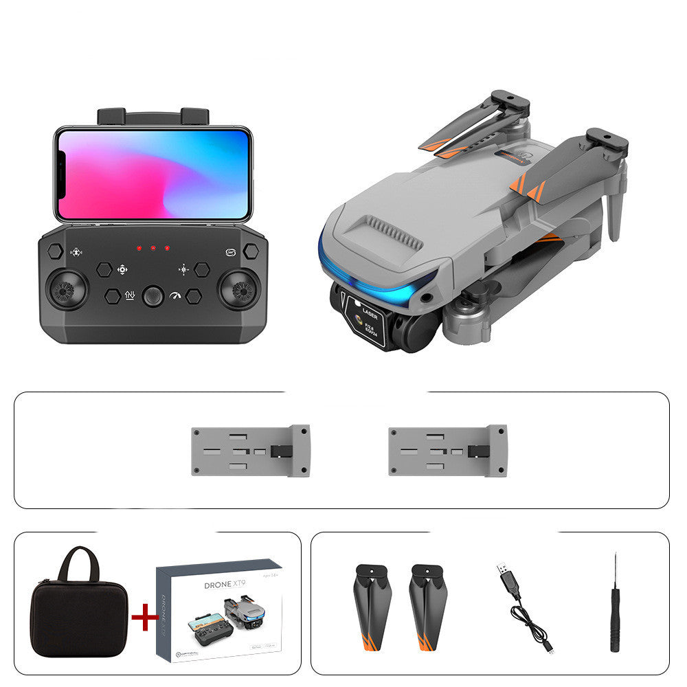 Drone de control remoto con posicionamiento de altura fija y flujo óptico multirrotor de doble lente de alta definición