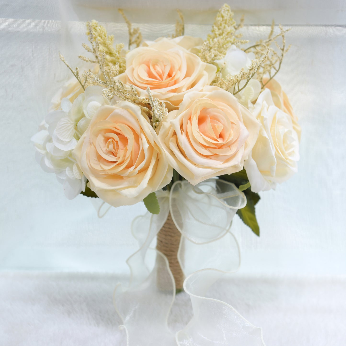 Simulation de Bouquet à main en plein air, accessoires de photographie, fournitures de mariage pour mariée