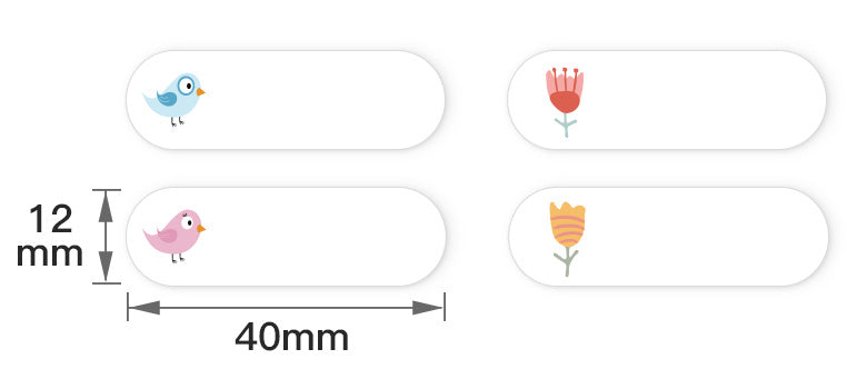 Papier pour étiquettes pour imprimantes d'étiquettes D11 et D110