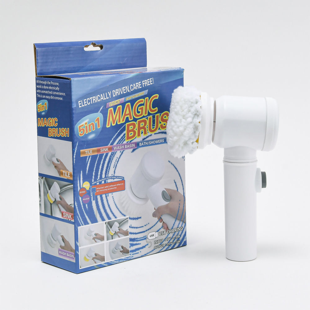 Fournitures de cuisine brosse multifonctionnelle épurateur électrique brosse à vaisselle Rechargeable hotte automatique cuisinière