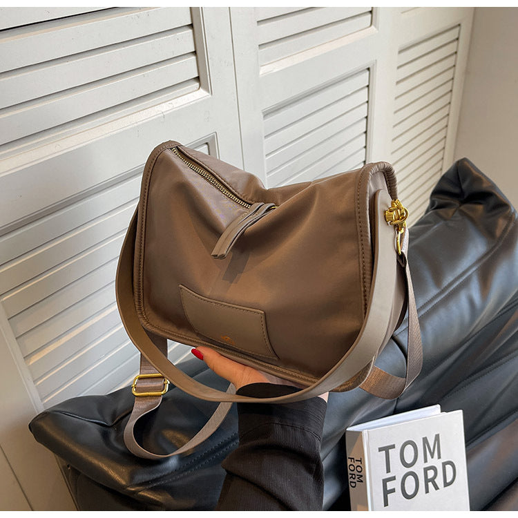 Bolso bandolera de un solo hombro, moderno y versátil, de gran capacidad