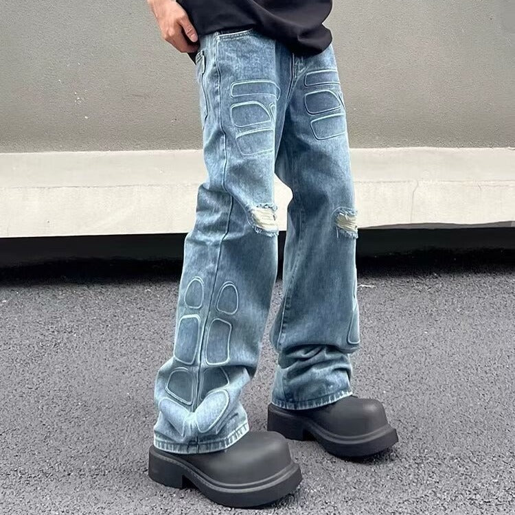 New Washed Vintage Winter Ripped Jeans