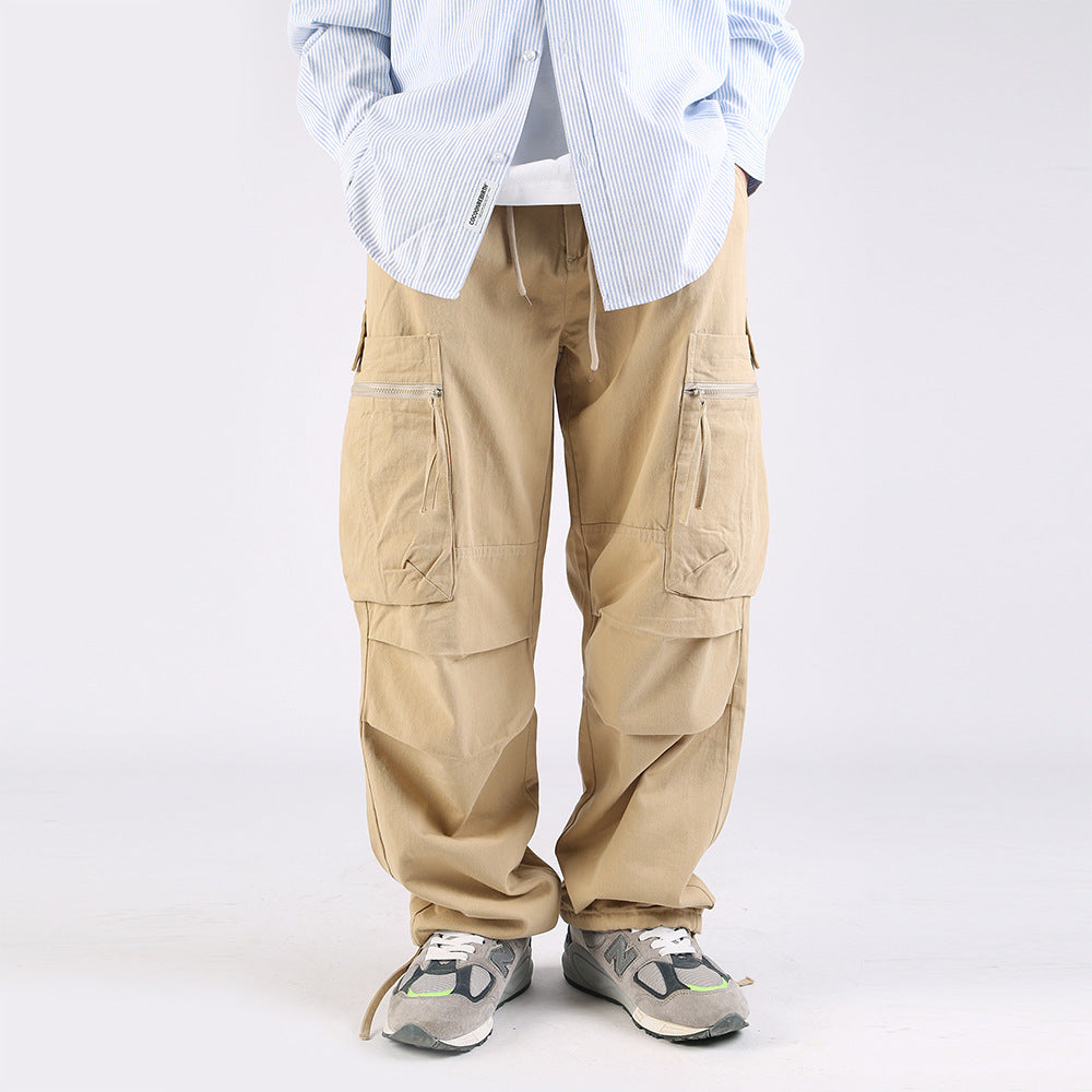 Fashion Loose Wide-leg Overalls Trendy Men