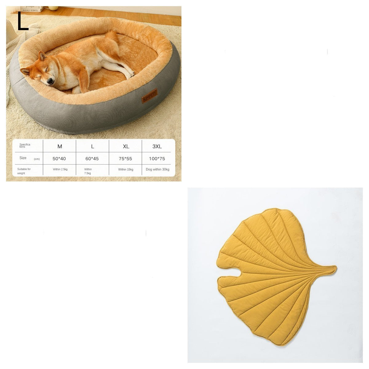 Lit pour chien amovible et lavable, lit chaud pour chat pour dormir