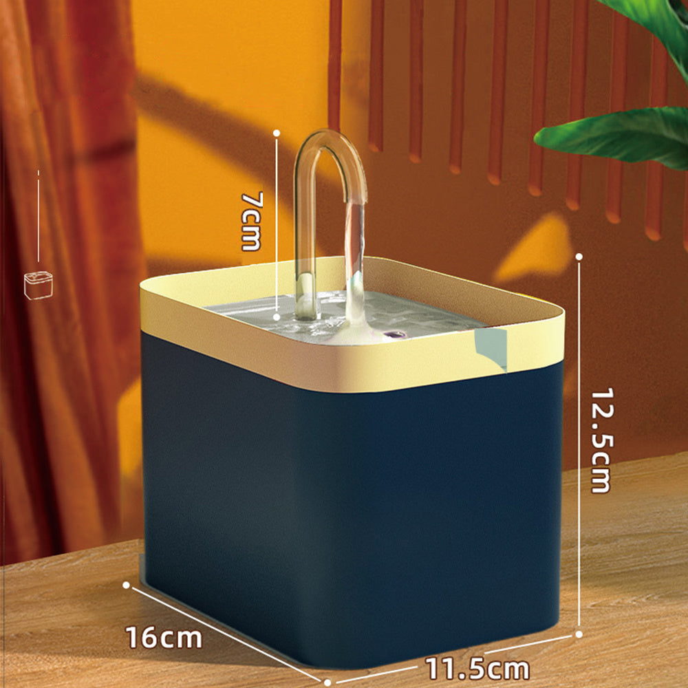 Fontaine d'eau automatique pour chat, filtre automatique USB, bol d'abreuvoir électrique muet pour chat, 1,5 l, abreuvoir filtrant en recirculation pour chats, distributeur d'eau pour animaux de compagnie