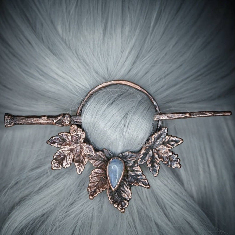 Horquilla Personalizada Moda Mujer Piedra Lunar
