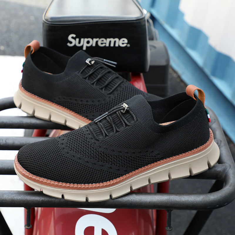 Chaussures d'été pour nouveau papa, style britannique