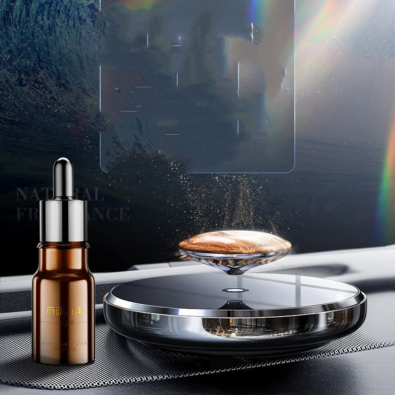 Maglev Solar Coche Aromaterapia Coche Perfume Titular Decoración Regalo