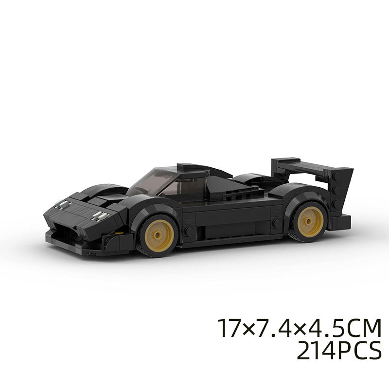 Jouets pour enfants, modèle de voiture de sport et blocs de construction à petites particules, jouets éducatifs MOC