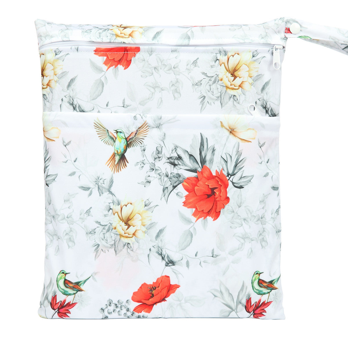 Bolsa de pañales con errores de gran capacidad y doble bolsillo, tamaño mediano