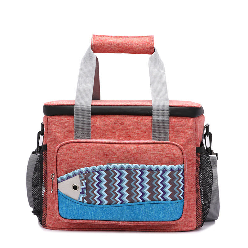 Sacs isothermes à motif de poisson, sac de boîte à déjeuner, isolation EVA, sac à déjeuner Portable étanche, sac de pique-nique multifonctionnel en plein air